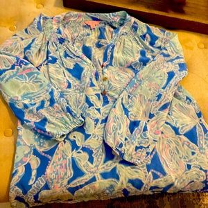 Lilly Pulitzer silk blouse